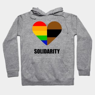 BLM LGBT+ Solidarity Heart 2020 Hoodie